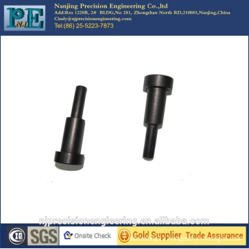 Galvanized steel CNC turning step push pins